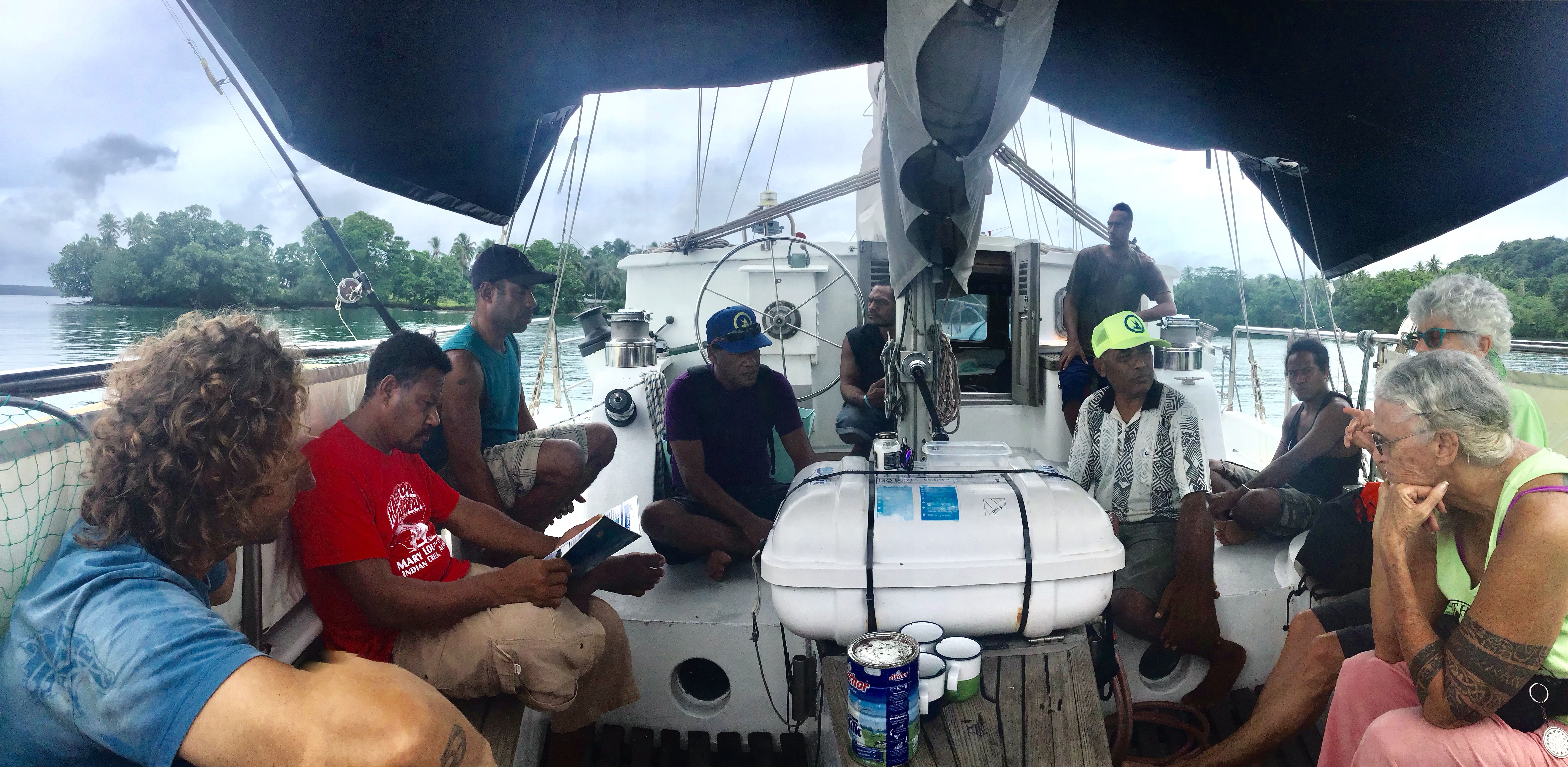 Crew briefing before the Te Puke escort 2018